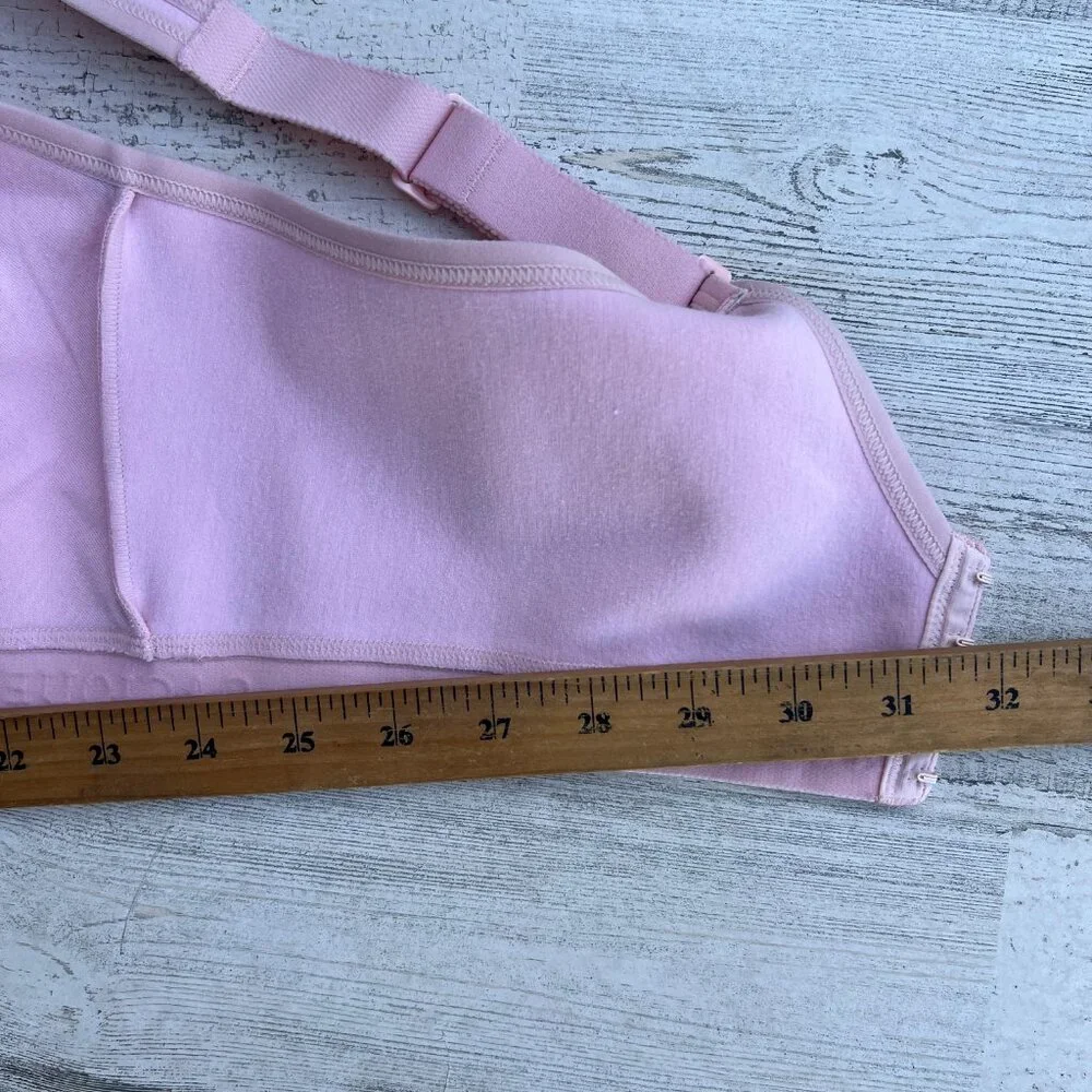 Cacique Bra 44D Pink Gray‎ Polka Dot